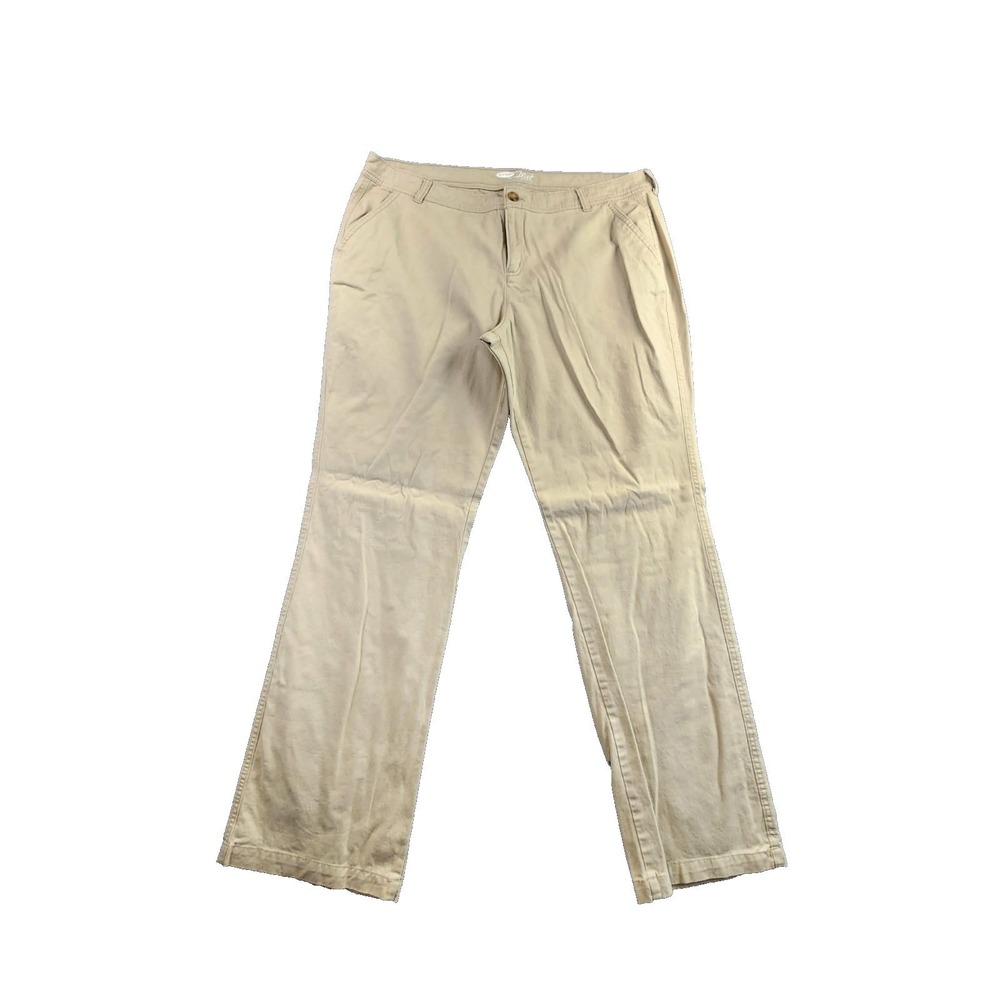Old Navy The Flirt Khaki Bootcut Pants Women Size 18 Long